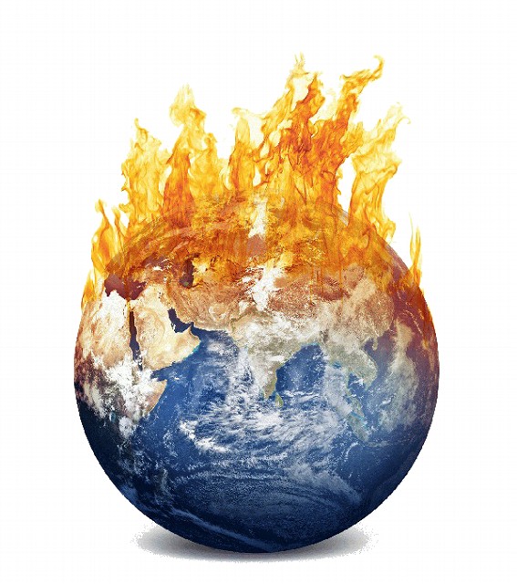 燃える地球